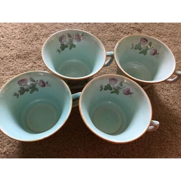 4 ADAMS REAL ENGLISH IRONSTONE CUPS - Picture 4 of 10